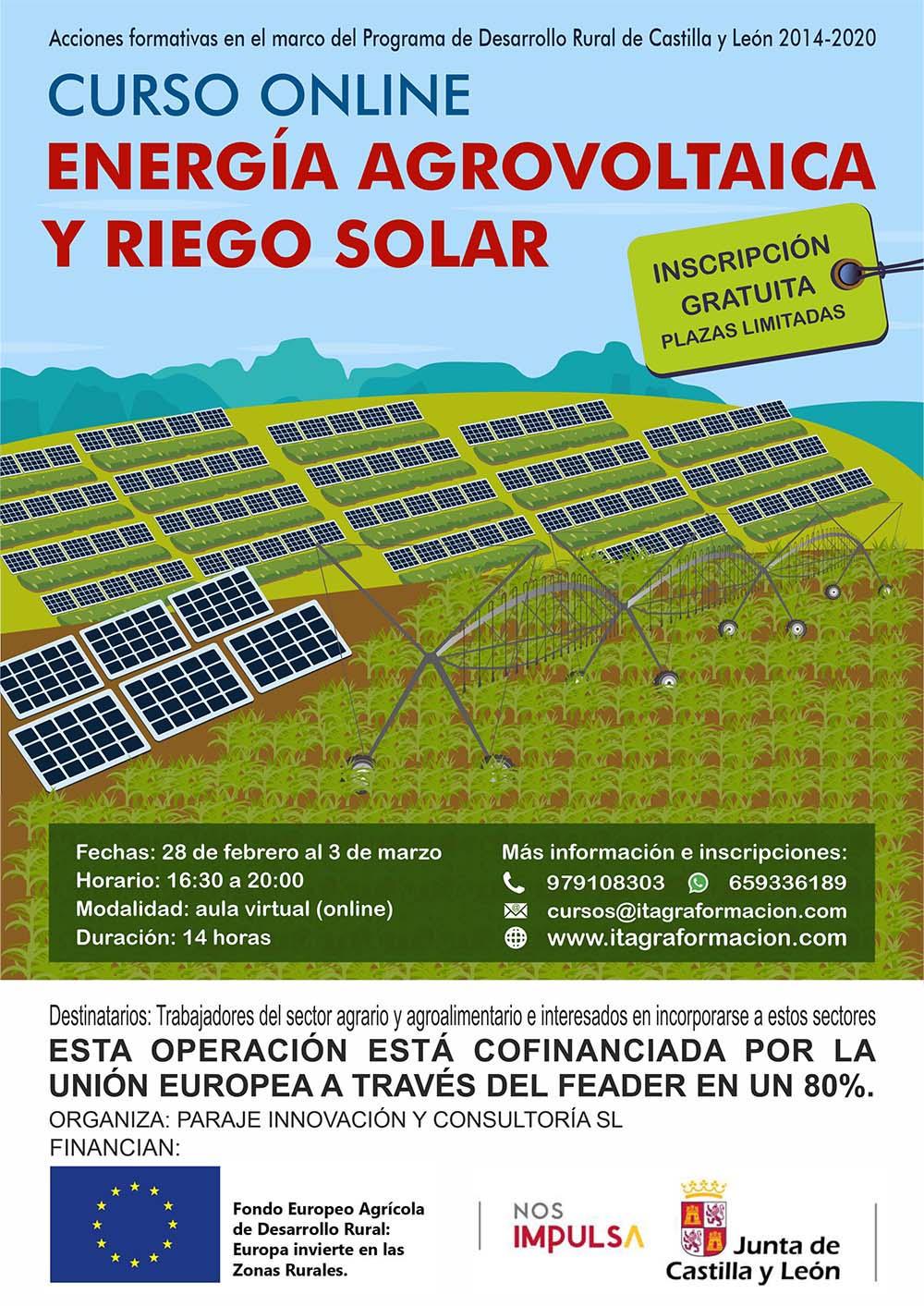 ENERGÍA AGROVOLTAICA Y RIEGO SOLAR