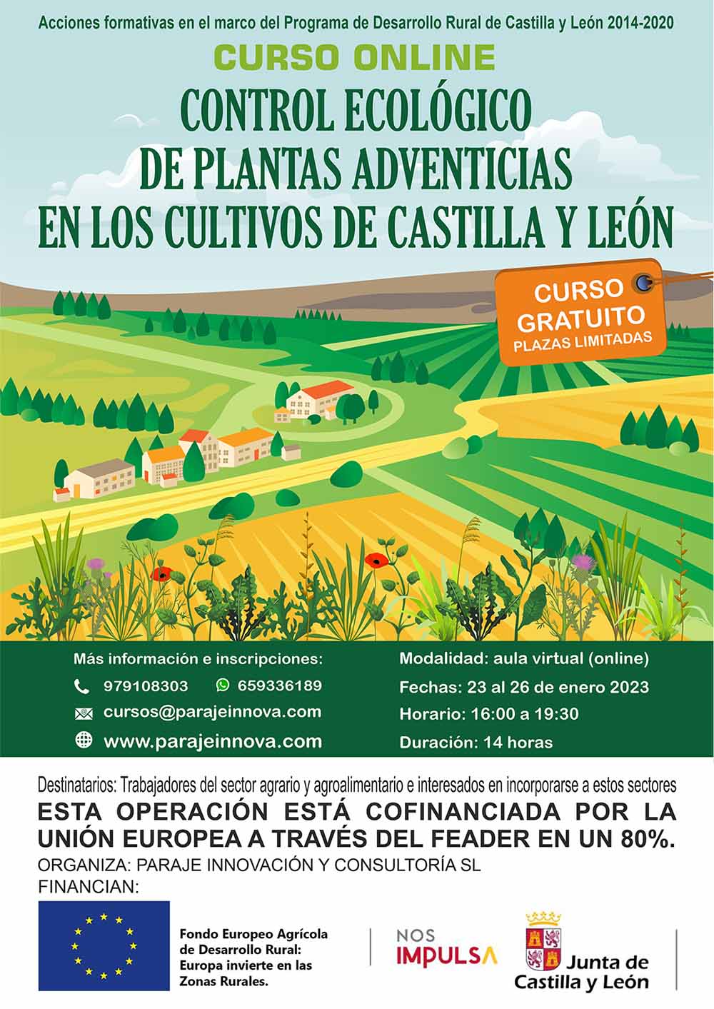 CONTROL ECOLÓGICO DE PLANTAS ADVENTICIAS EN LOS CULTIVOS DE CASTILLA Y LEÓN